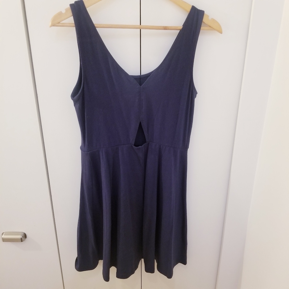 3/$45 Mossimo Blue Short Sleeveless Cut Out Mini Dress
